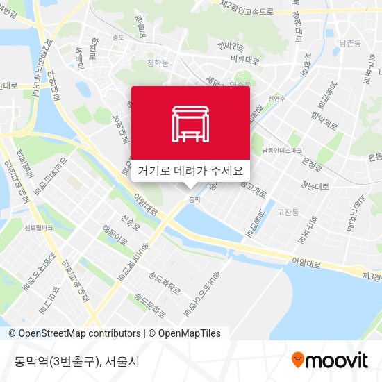 동막역(3번출구) 지도