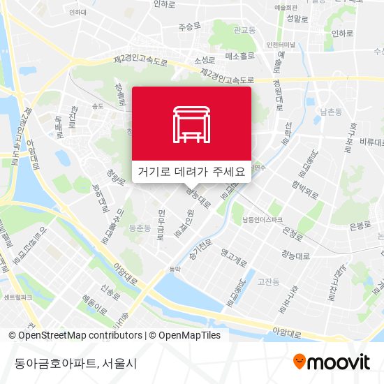 동아금호아파트 지도