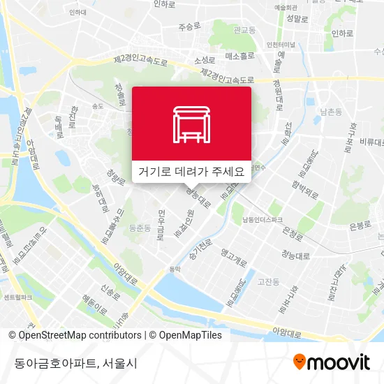 동아금호아파트 지도