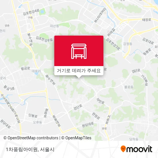 1차풍림아이원 지도