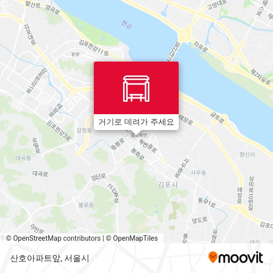 산호아파트앞 지도