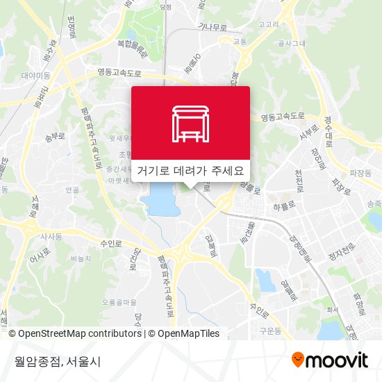 월암종점 지도