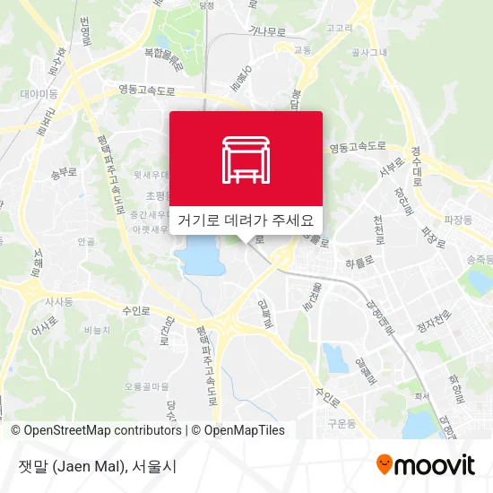 잿말 (Jaen Mal) 지도
