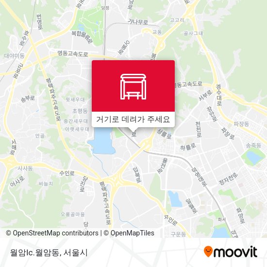 월암Ic.월암동 지도
