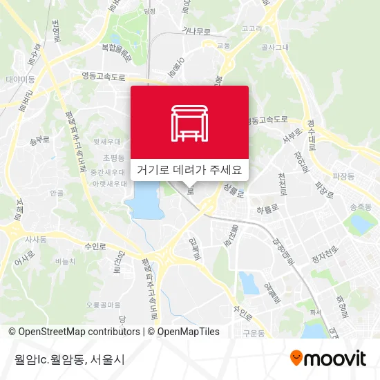 월암Ic.월암동 지도