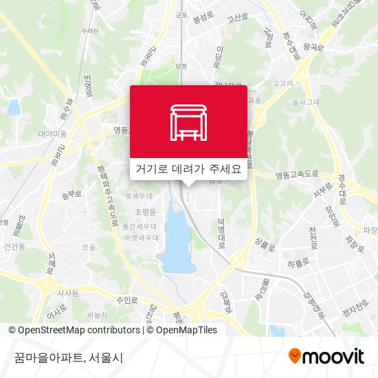 꿈마을아파트 지도