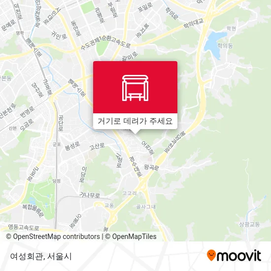 여성회관 지도