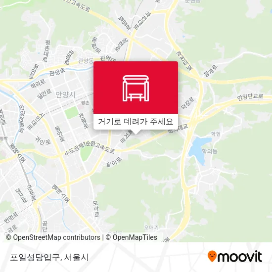 포일성당입구 지도