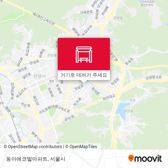 동아에코빌아파트 지도