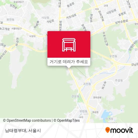 남태령부대 지도