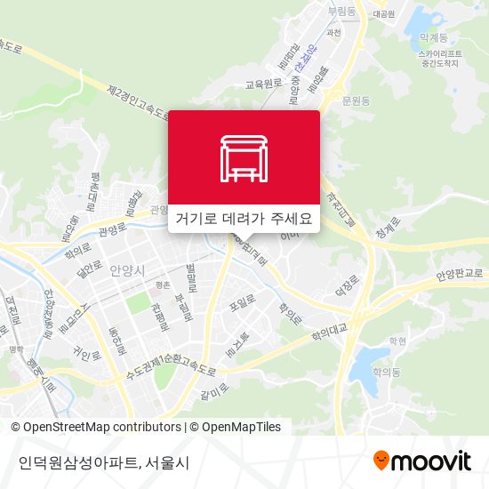 인덕원삼성아파트 지도