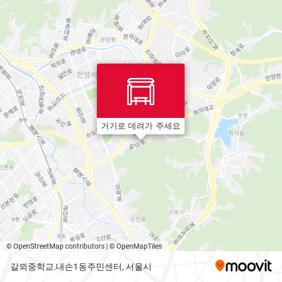 갈뫼중학교.내손1동주민센터 지도