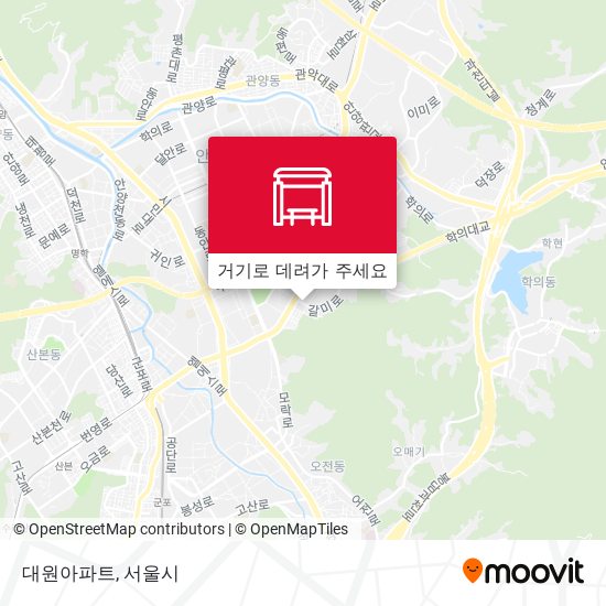 대원아파트 지도
