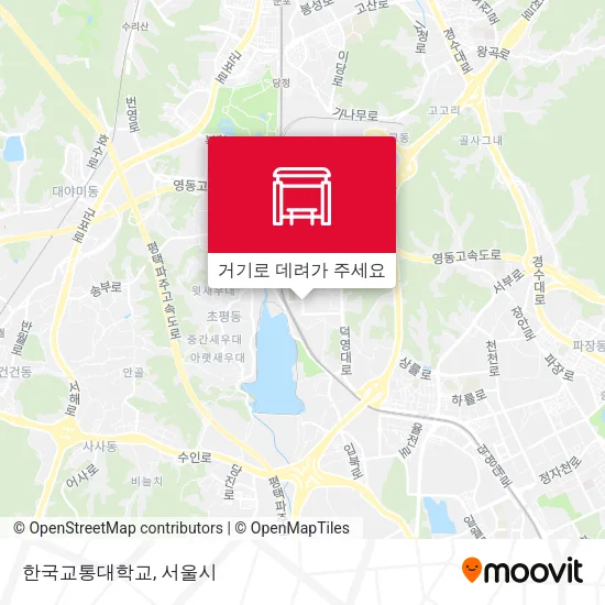 한국교통대학교 지도