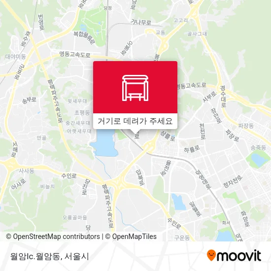 월암Ic.월암동 지도