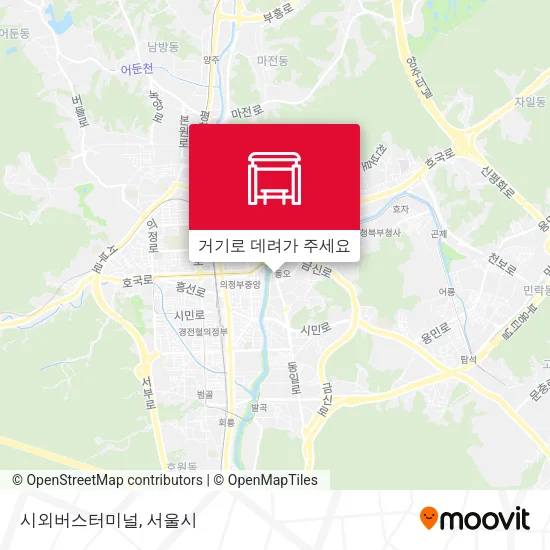 시외버스터미널 지도