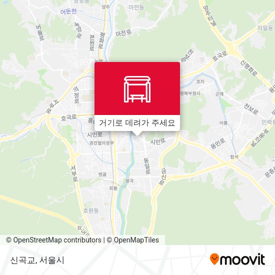 신곡교 지도
