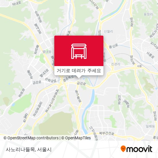 사노리나들목 지도
