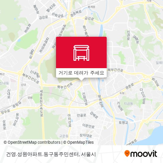 건영.성원아파트.동구동주민센터 지도