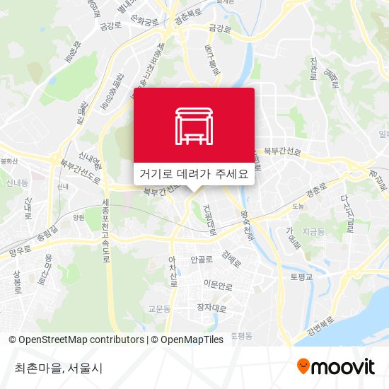 최촌마을 지도