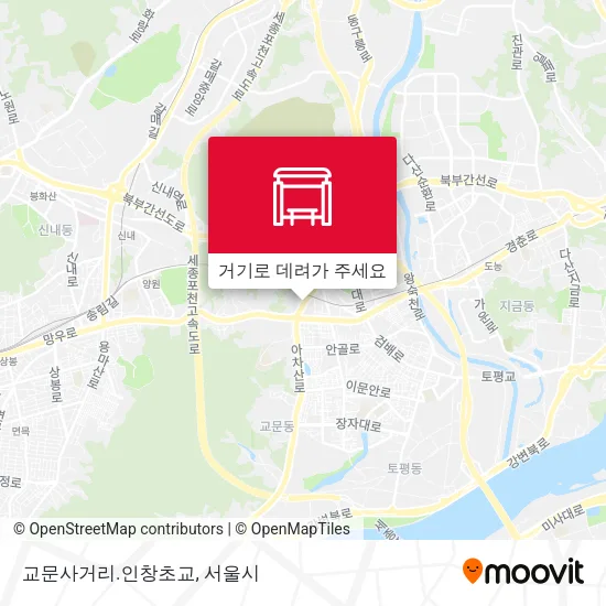 교문사거리.인창초교 지도