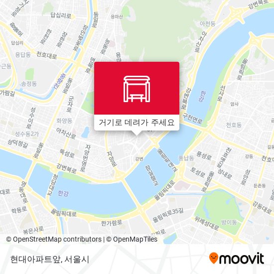 현대아파트앞 지도