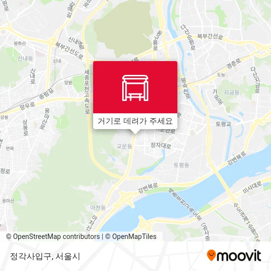 정각사입구 지도