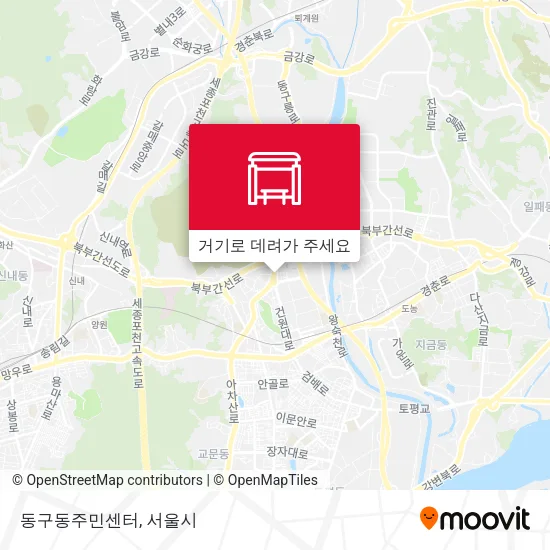 동구동주민센터 지도