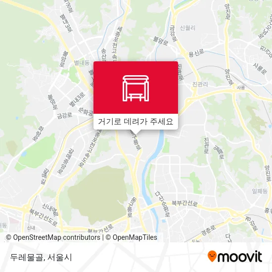 두레물골 지도