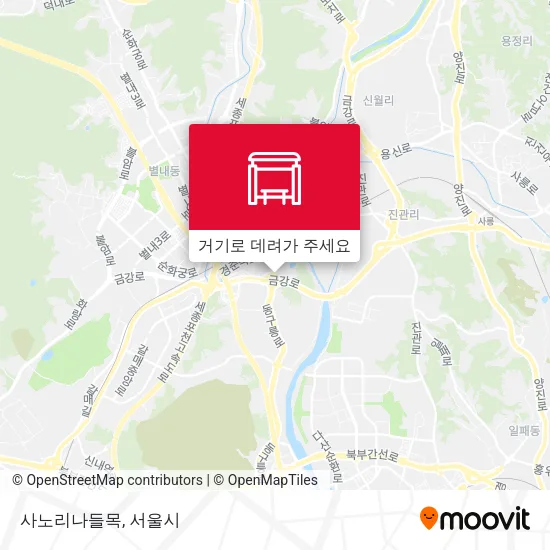 사노리나들목 지도