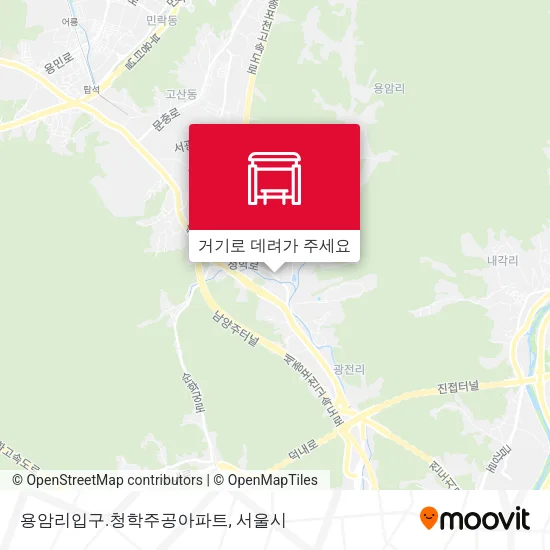 용암리입구.청학주공아파트 지도