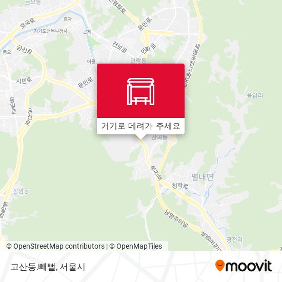 고산동.빼뻘 지도