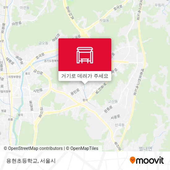 용현초등학교 지도