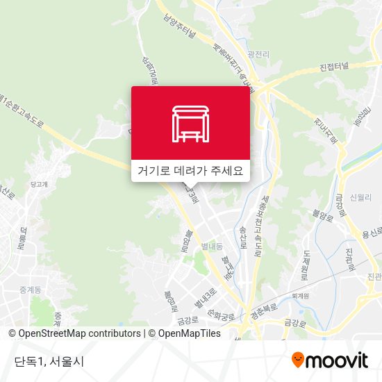 단독1 지도