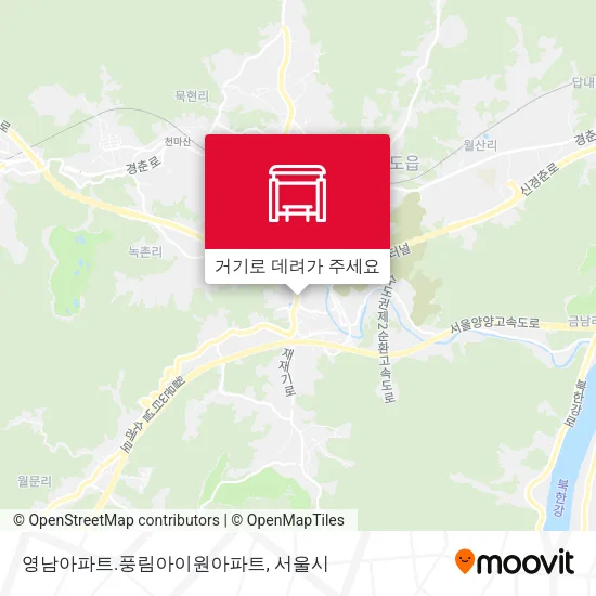 영남아파트.풍림아이원아파트 지도