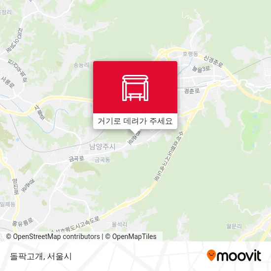 돌팍고개 지도