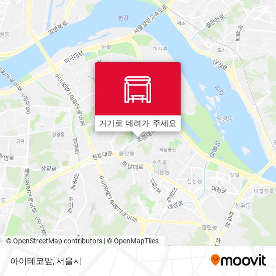 아이테코앞 지도