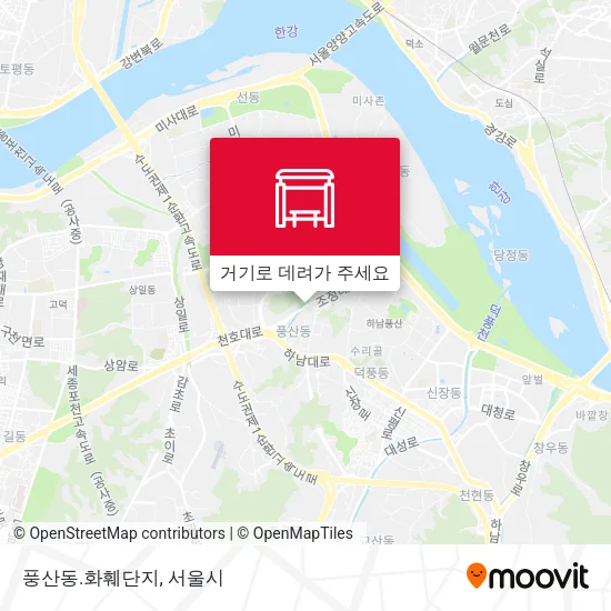 풍산동.화훼단지 지도