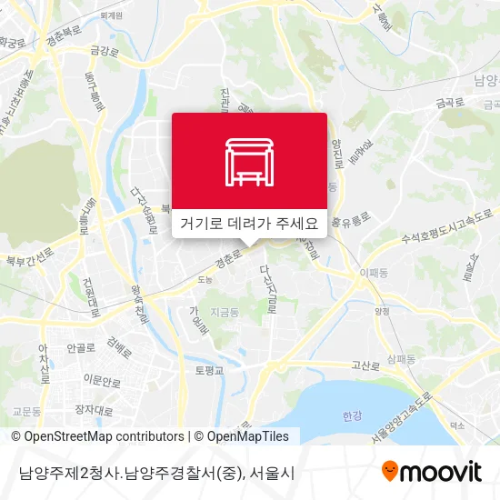 남양주제2청사.남양주경찰서(중) 지도