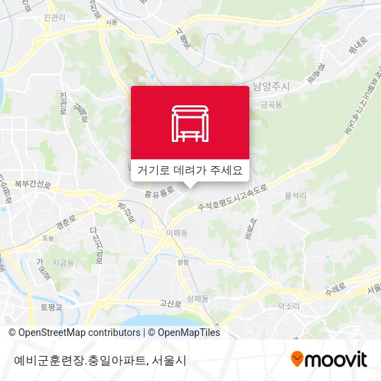 예비군훈련장.충일아파트 지도