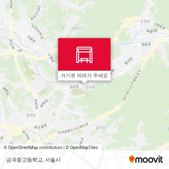 금곡중고등학교 지도