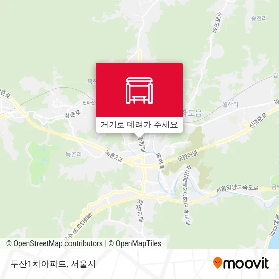 두산1차아파트 지도