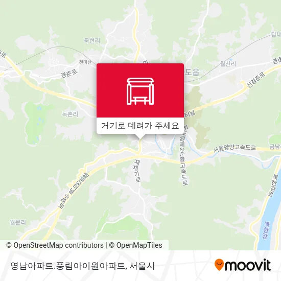 영남아파트.풍림아이원아파트 지도