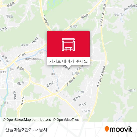산들마을2단지 지도