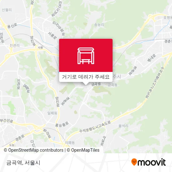금곡역 지도