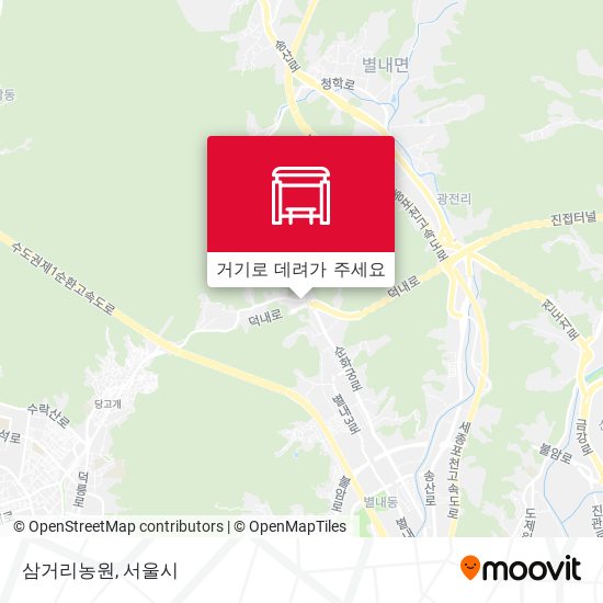 삼거리농원 지도