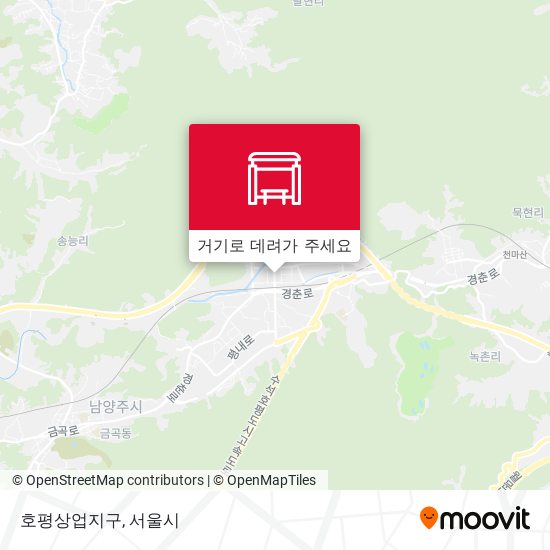 호평상업지구 지도