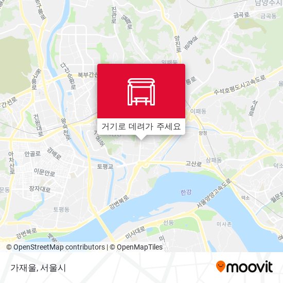 가재울 지도