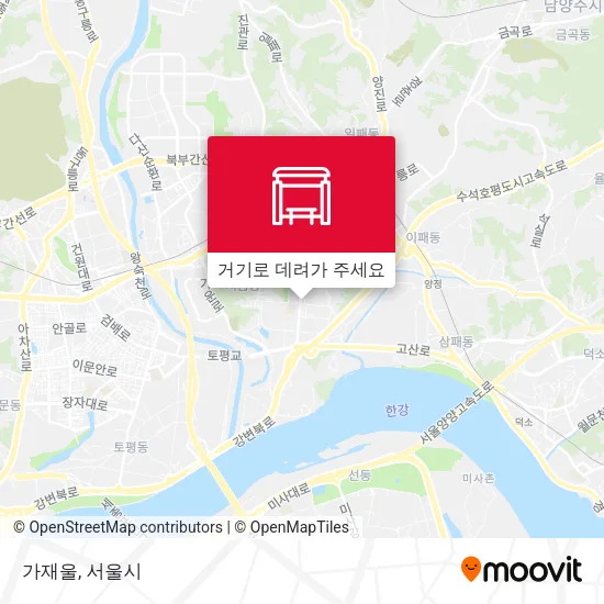 가재울 지도