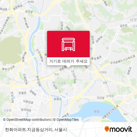 한화아파트.지금동삼거리 지도